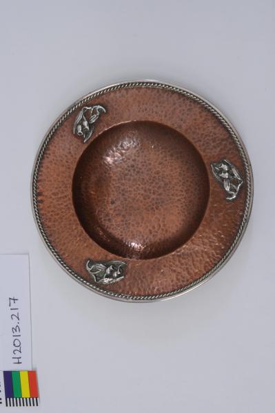 PIN DISH, JAB Linton, copper, gumnut & gumleaf motifs