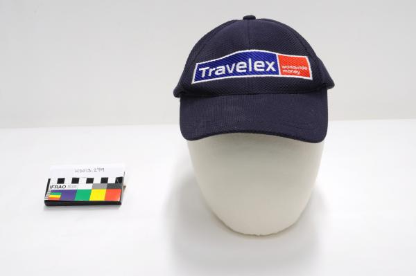 CAP, blue, adjustable velcro back, ‘Fila’, ‘TRAVELEX’, Mike Hussey