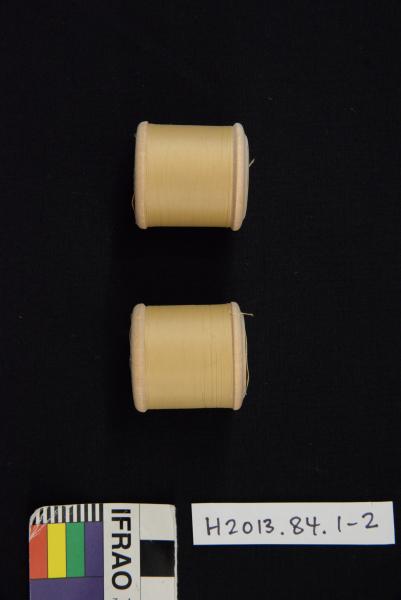 COTTON SEWING THREAD, 2 x reels of, 'NYLEC/COLOR N.22', beige
