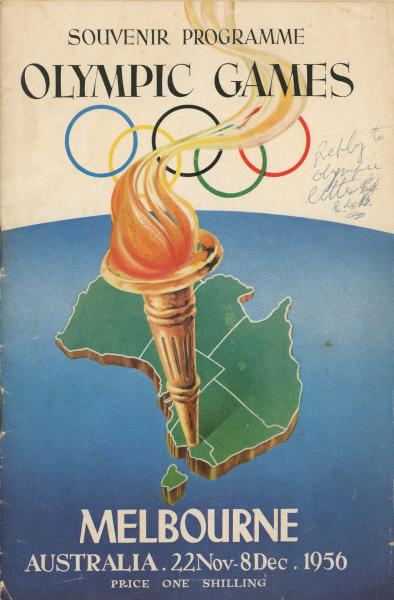 PROGRAMME, 1956 Melbourne Olympic Games