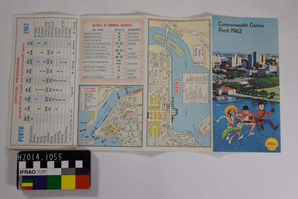 MAP, 1962 British Empire and Commonwealth Games, Perth