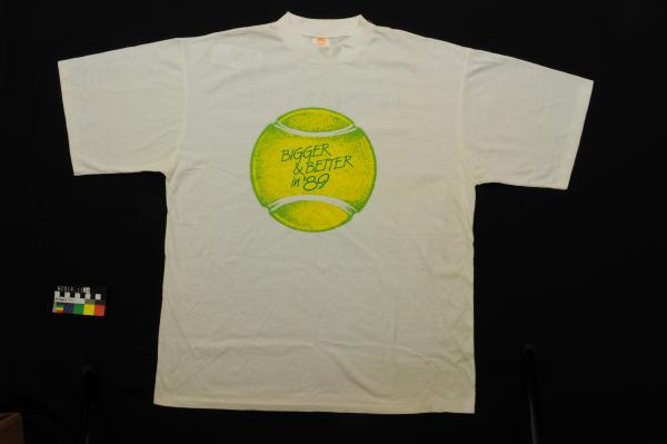 T-SHIRT, male, cream, Hopman Cup, 1989-1990