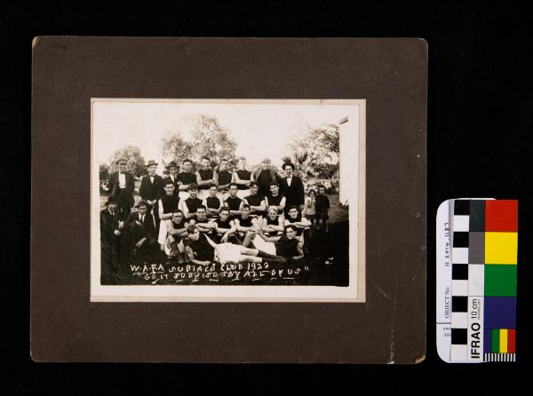 PHOTOGRAPH, b&w, mounted, WAFA, Subiaco FC, 1922