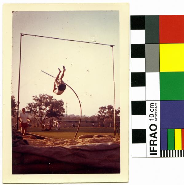 PHOTOGRAPH, colour, athletics, pole vault, Trevor Bickle