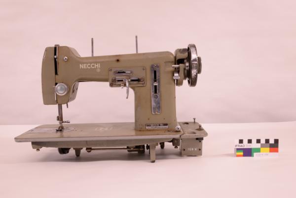 SEWING MACHINE, Necchi, 1950s, Italian, with instruction booklet