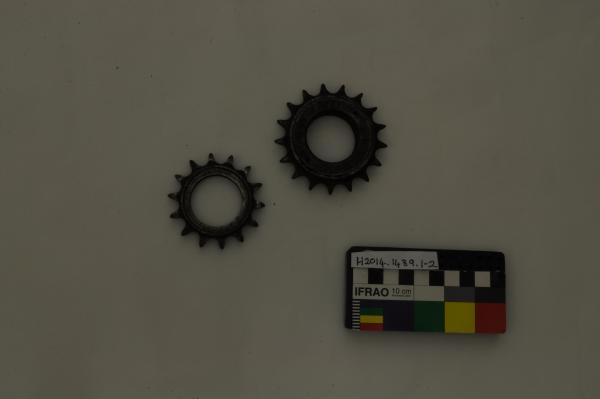 BICYCLE SPROCKETS, x2, cycling, Horrie Marshall