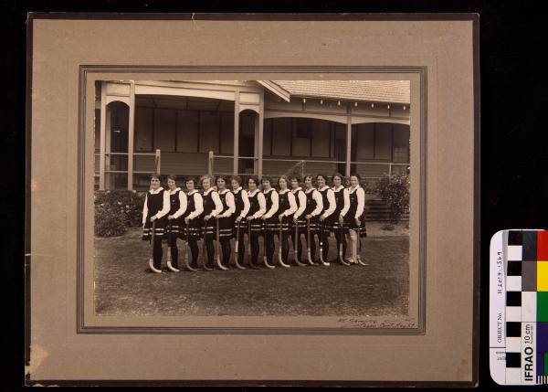 PHOTOGRAPH, b&w, WA Women's Interstate Hockey Team, Tasmania, 1932