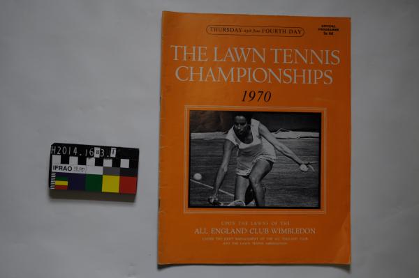 PROGRAMMES, x5, tennis, Wimbledon, June 1970 - 1972