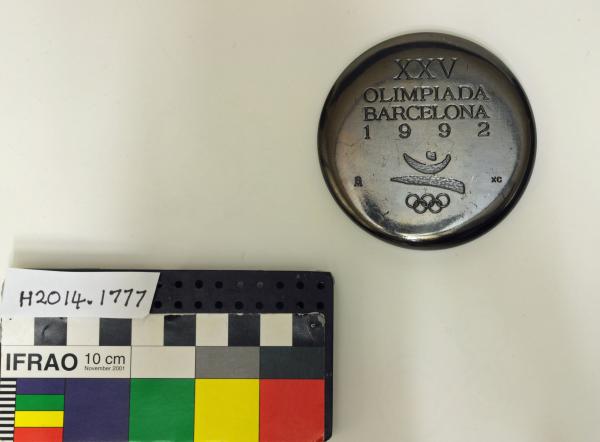 MEDAL, water polo, bronze, round, 'XXV/ OLYMPIADA/ BARCELONA/ 1992'