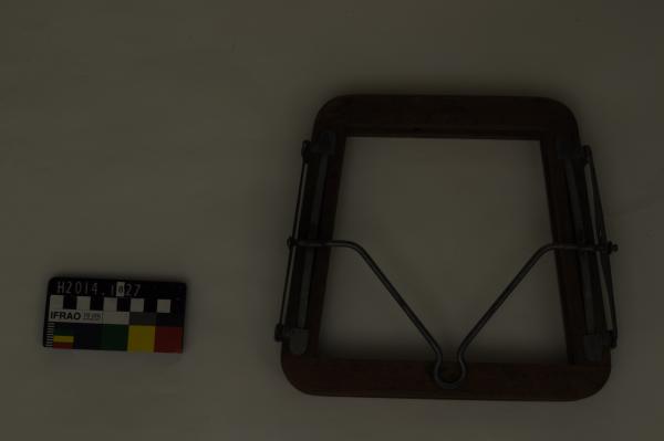 FRAME, squash racquet, wood and metal, made in England