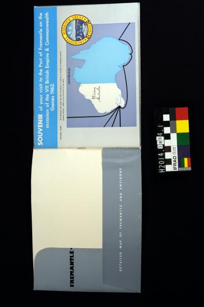 BOOKLET, 1962 Perth British Empire & Commonwealth Games, 'SOUVENIR of your visit to the Port of Fremantle', 1962