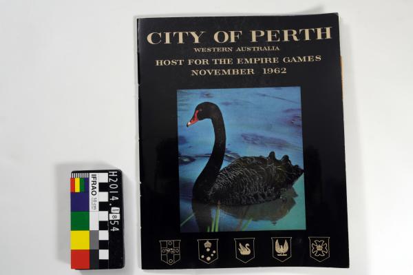BOOK, black cover, 'City Of Perth Host for the Empire Games November 1962'