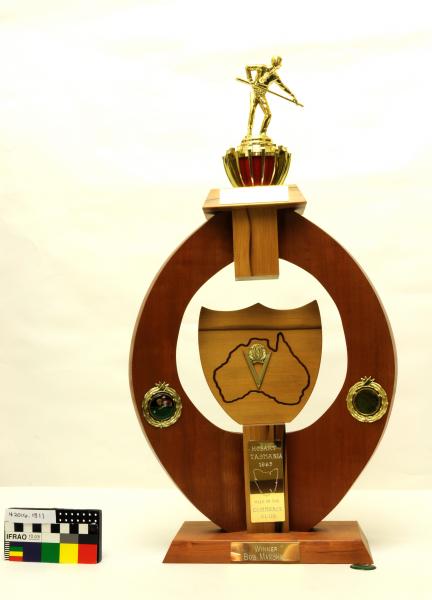 TROPHY, billiards, Australian Billiards Championship highest break, Bob Marshall, 1985