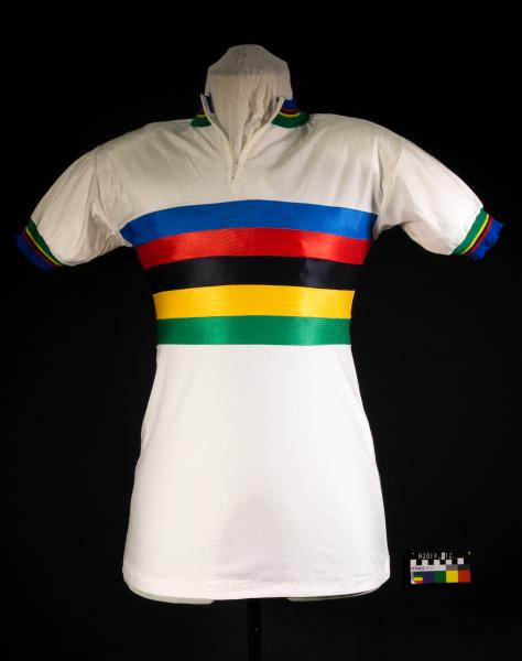 JERSEY, cycling, World Champion, rainbow striped, Steele Bishop, 1983