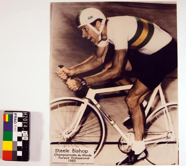 PHOTOGRAPH, cycling, colour, Steele Bishop, 1983