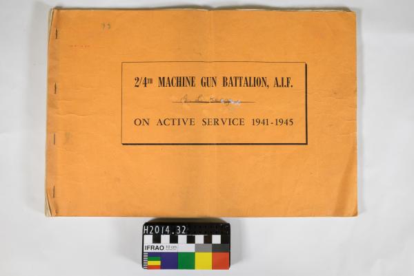 BOOK, 2/4th Machine Gun Battalion A.I.F. on Active Service 1941-45