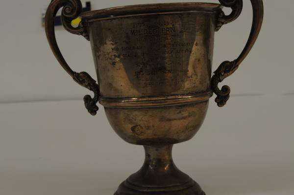 TROPHY, motorcycle racing, silver cup, Sig Schlam, 1929-30