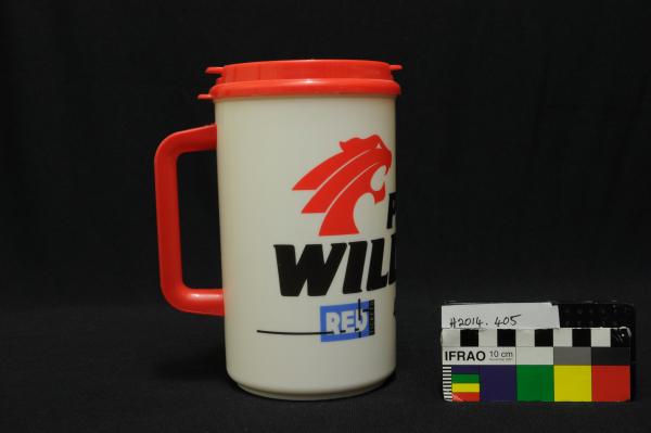 DRINK MUG, basketball, 'PERTH WILDCATS', Coca-Cola, 32oz, c1990s