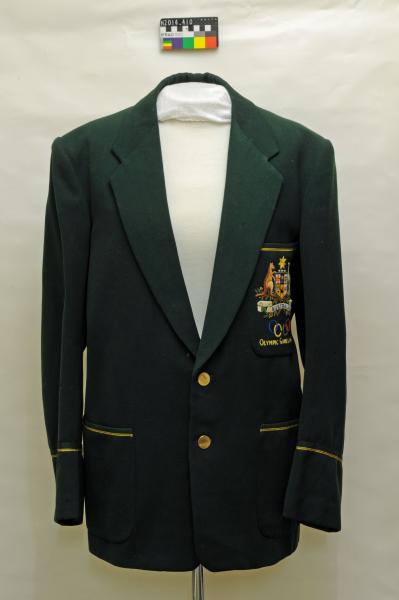 BLAZER, hockey, Australian, green, 1956 Melbourne Olympic Games, Eric Pearce