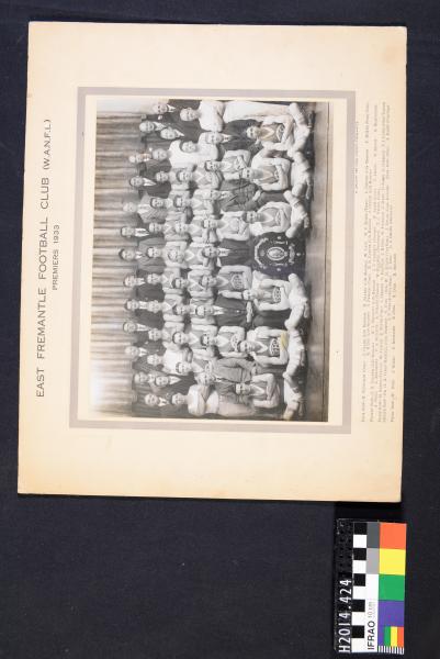 PHOTOGRAPH, b&w, football, W.A.N.F.L., E.F.F.C., Premiership Team, 1933