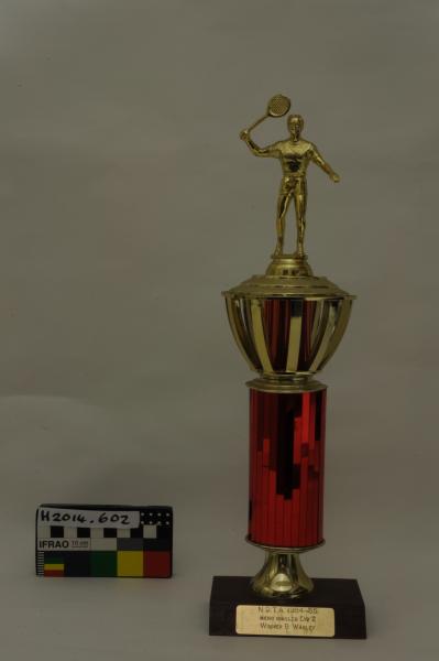 TROPHY, tennis, men's singles, B.R. Wasley, 1984-85