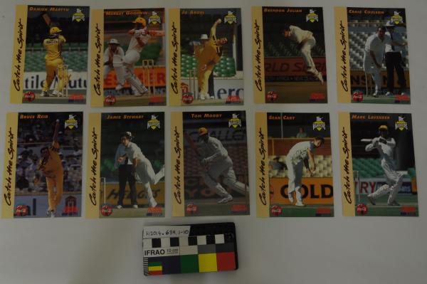 CARDS, x10, cricket, collectors', 1995/96