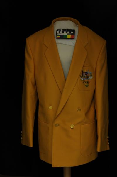 BLAZER, water polo, gold, embroidered breast pocket, 1988 Seoul Olympic Games