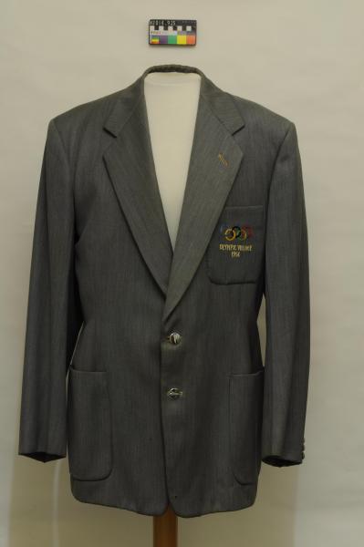 BLAZER, grey, Olympic Village, 1956 Melbourne Olympic Games, Jack Caddy