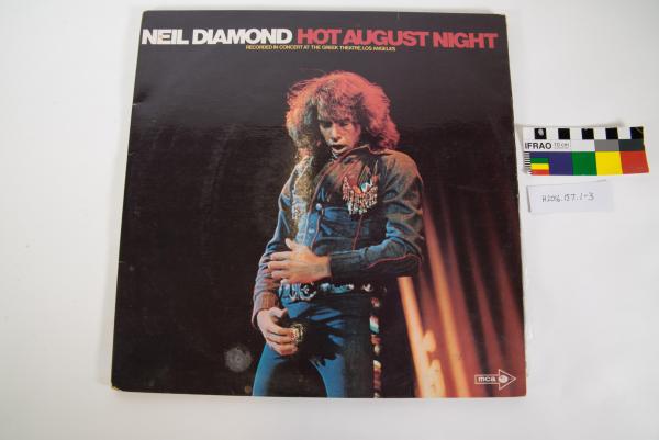RECORD, gatefold LP, Neil Diamond, 'Hot August Night', live double album