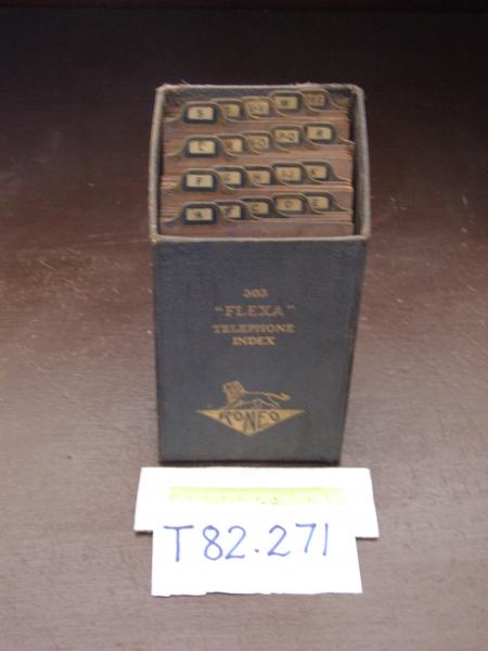 TELEPHONE INDEX, Roneo Flexa