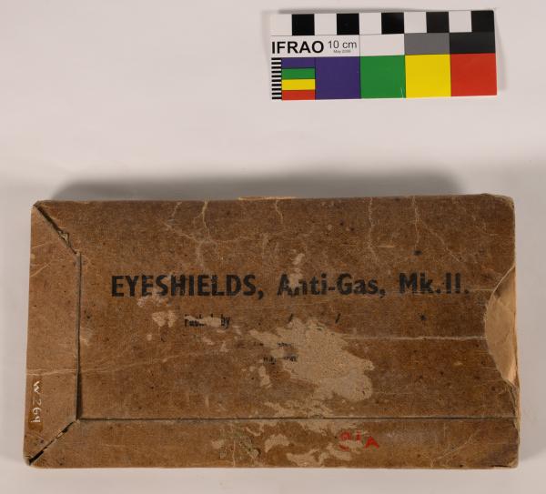 EYE SHIELDS, anti-gas, British