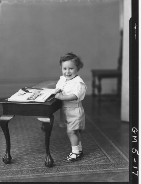 Portrait of child, F/L Keen.