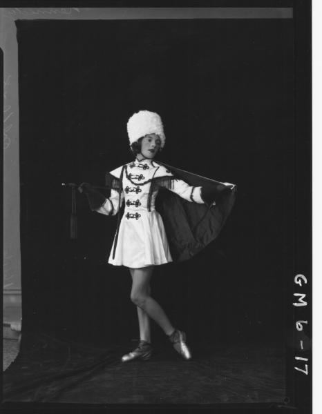 Portrait of young woman dancer, F/L Kennedy.