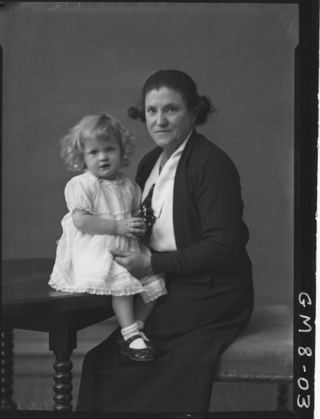 Portrait of woman and child, Lewis.