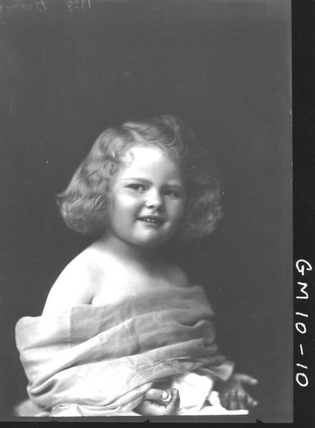 Portrait of young girl, H/S Bean Tuppy.