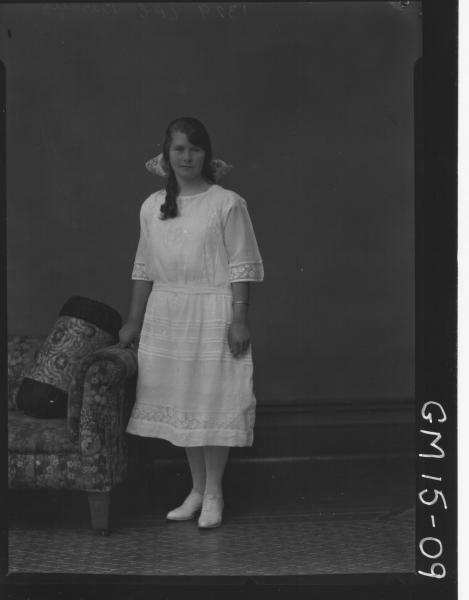 portrait of young woman F/L, 'Barnett'