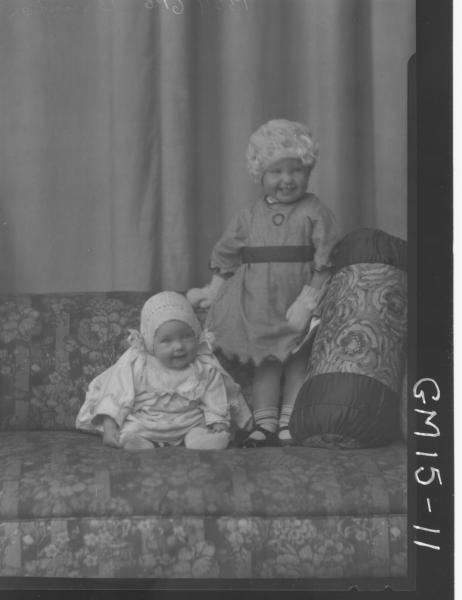 portrait of two young children F/L, 'Brunton'