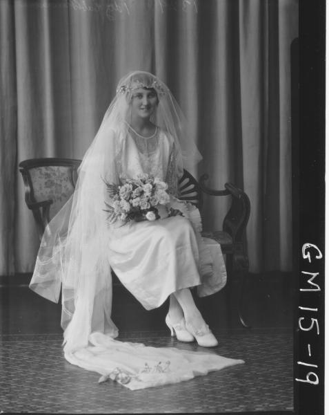 portrait of bride F/L, 'Burrows'