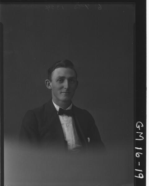 portrait of man H/S, 'Connolly'