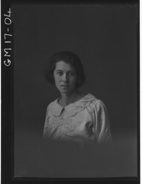 portrait of young woman H/S, 'Carter'