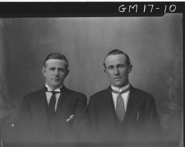 portrait of two young men H/S, 'Bye'