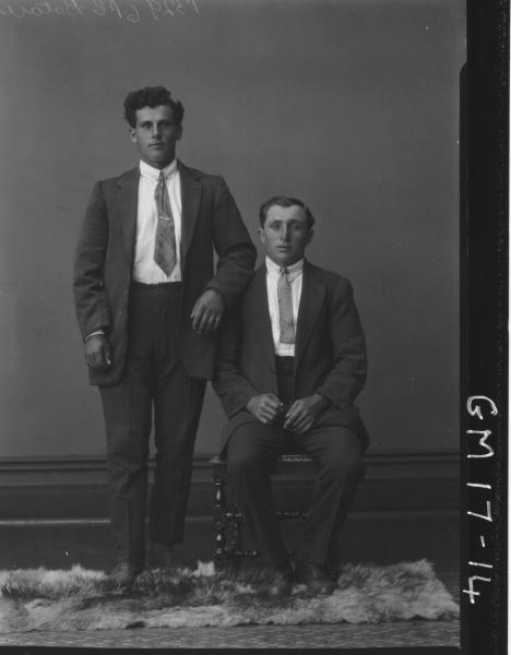 portrait of two young men F/L, 'Botace'