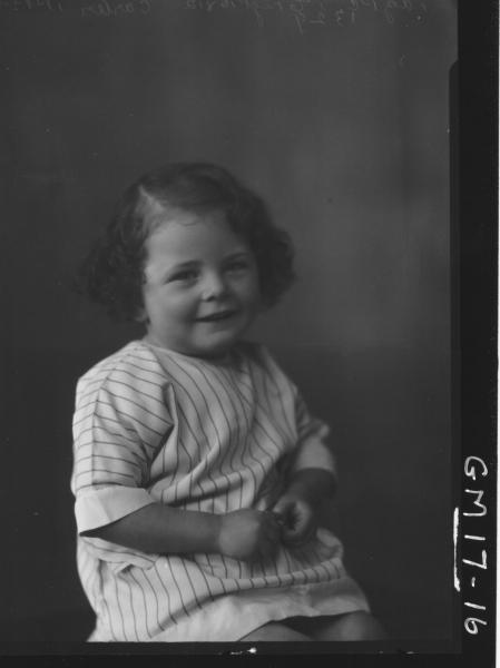 portrait of young child H/S, 'Carter'