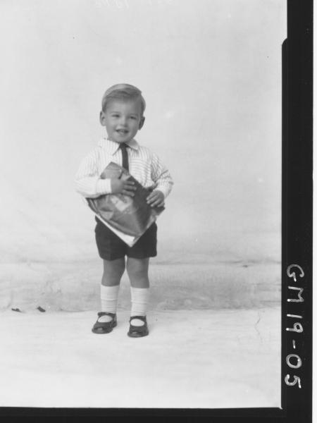 portrait of small boy F/L, 'Harris'