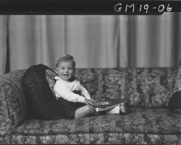 portrait of young boy, 'Harris'