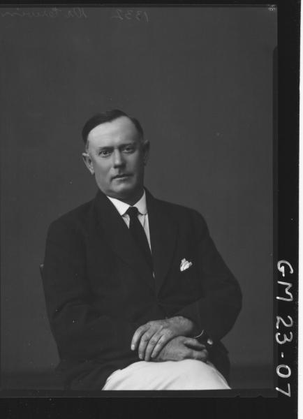portrait of man H/S, Dr Irwin