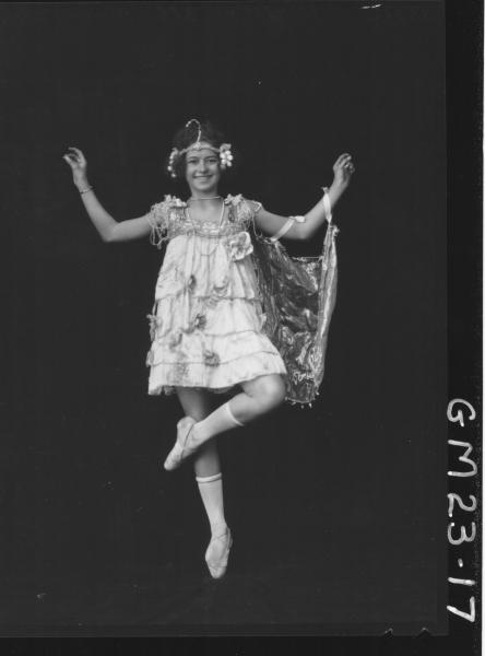 portrait of young girl in dance costume F/L, Harrington