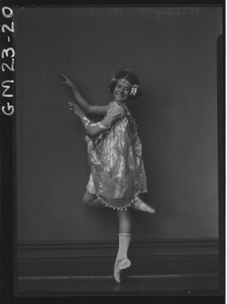 portrait of young woman in dance costume F/L, Harrington
