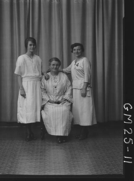 portrait of four generations, three women F/L, McDonald