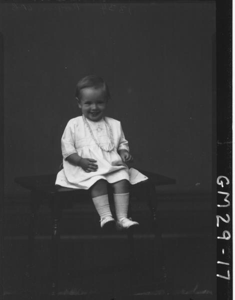 portrait of child, F/L Rogers